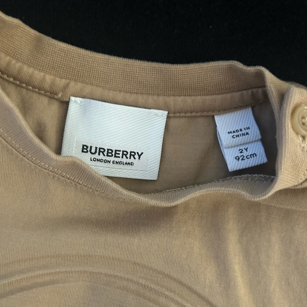 Original Burberry Shirt        size 2y    bought it 2 years ago for my son.